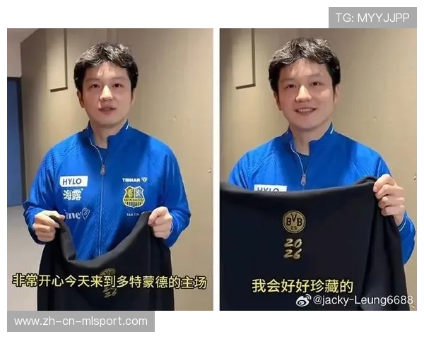 樊振东赢球魅力十足，多特蒙德教练抢合影留念，樊振东的启蒙教练